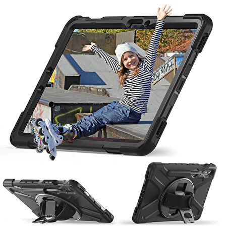 Galaxy Tab S9 FE ​HLP Defender Tablet Silikon - Siyah