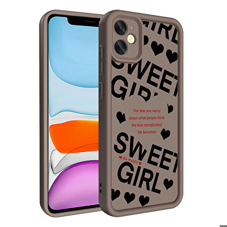 Apple iPhone 11 Kılıf Kamera Korumalı Baskılı Arka Yüzey Klas Kapak