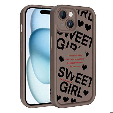 Apple iPhone 13 Kılıf Kamera Korumalı Baskılı Arka Yüzey Klas Kapak