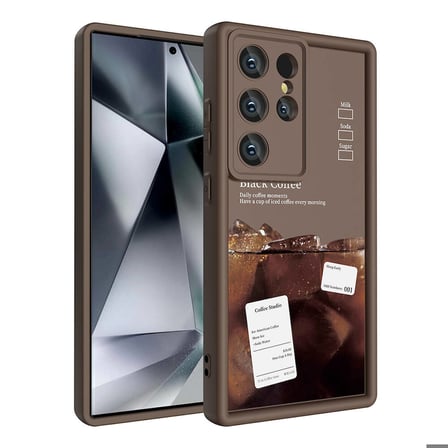 Galaxy S23 Ultra Uyumlu Kılıf Kamera Korumalı Baskılı Arka Yüzey Klas Kapak