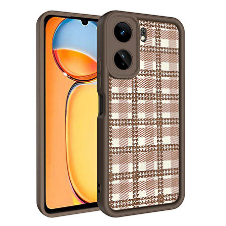 Xiaomi Mi 13T Kılıf Kamera Korumalı Baskılı Arka Yüzey Zore Klas Kapak-Siyah