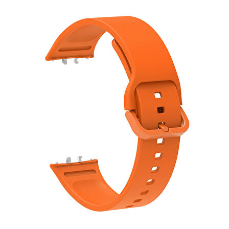 Galaxy Fit 3 Silikon Kordon Zore KRD-110 Strap Kayış-Beyaz