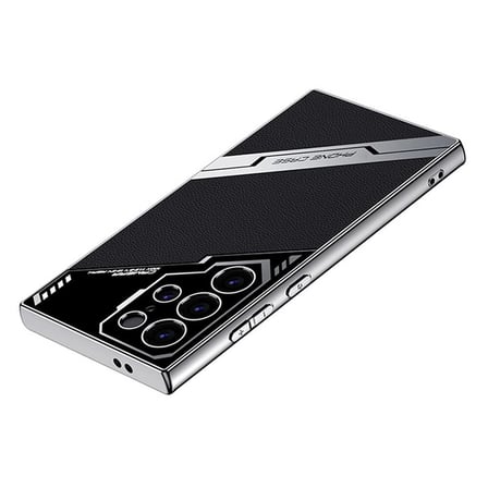Galaxy S24 Ultra Kılıf Kamera Korumalı Suni Deri Tasarım OMSY Yeni Seri Procase Kılıf