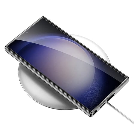 Galaxy S23 Ultra Kılıf Kamera Korumalı Karbon Tasarım MKST Yeni Seri Procase Kapak-Siyah Karbon