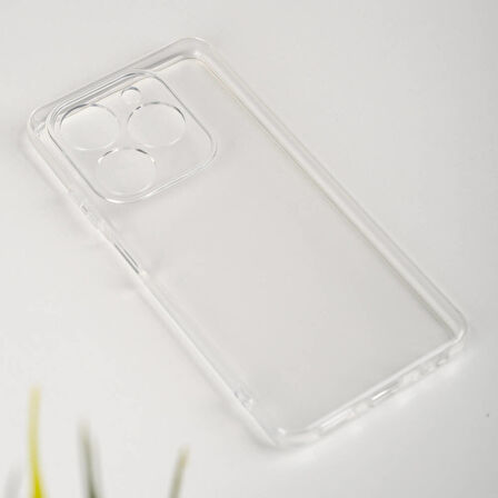 Tecno Spark 20 Kılıf Zore 2mm Anti Shock Silikon-Renksiz
