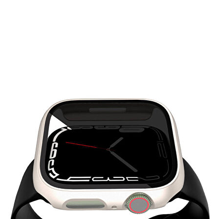 Apple Watch 7 45mm Sert PC Kasa ve Privacy Hayalet Ekran Koruyucu Zore Watch Gard 32