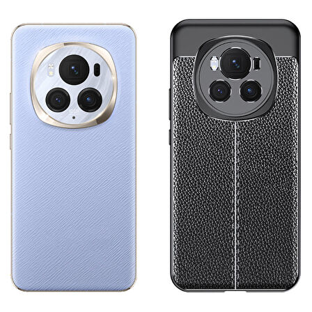 Honor Magic 6 Pro Kılıf Zore Niss Silikon Kapak-Siyah