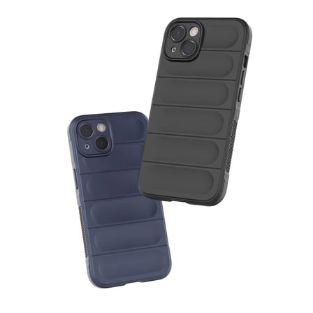 iPhone 13 Kılıf Kamera Korumalı Esnek Silikon Parmak Şeritli Novatech
