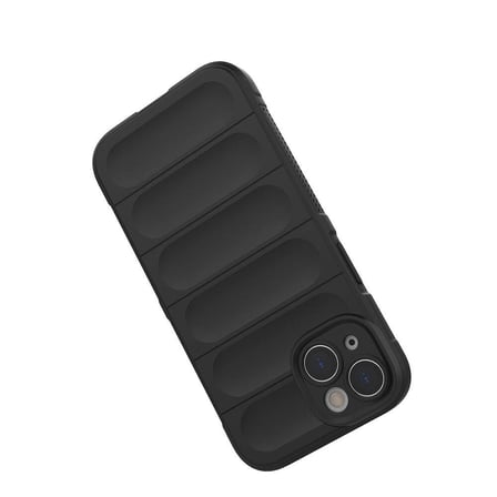 iPhone 14 Kılıf Kamera Korumalı Esnek Silikon Parmak Şeritli Novatech