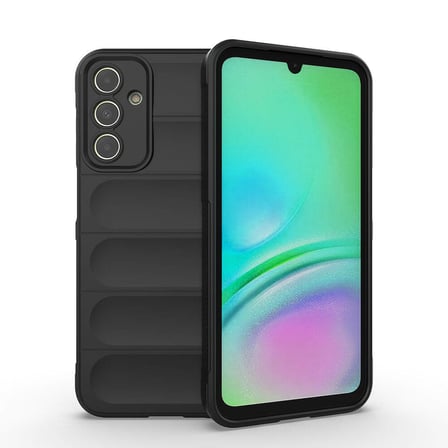 Galaxy A15 Kılıf Kamera Korumalı Esnek Silikon Parmak Şeritli Novatech