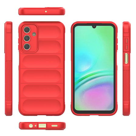 Galaxy A15 Kılıf Kamera Korumalı Esnek Silikon Parmak Şeritli Novatech