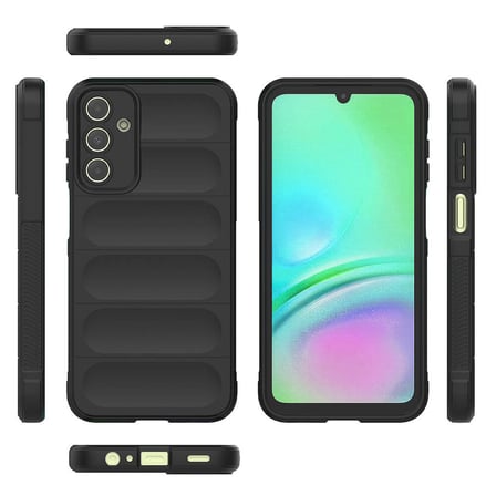 Galaxy A15 Kılıf Kamera Korumalı Esnek Silikon Parmak Şeritli Alan Tech