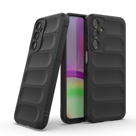 Galaxy A25 Kılıf Kamera Korumalı Esnek Silikon Parmak Şeritli Novatech
