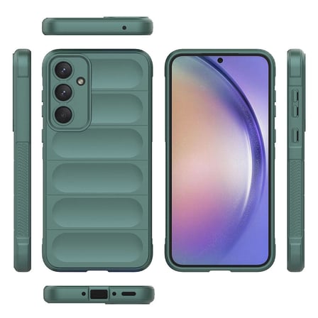 Galaxy A35 Kılıf Kamera Korumalı Esnek Silikon Parmak Şeritli Novatech