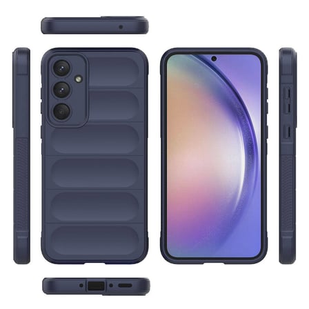 Galaxy A35 Kılıf Kamera Korumalı Esnek Silikon Parmak Şeritli Novatech