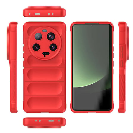 Xiaomi Mi 13 Ultra Kılıf Kamera Korumalı Esnek Silikon Parmak Şeritli Novatech