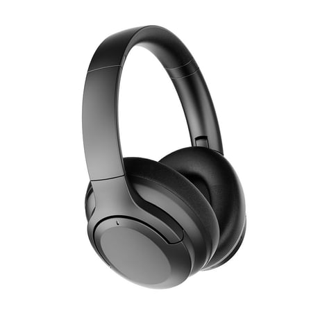 Maks Technology LP-HD002 Ayarlanabilir ANC Aktif Gürültü Önleyicili Kulak Üstü Bluetooth Kulaklık - Siyah