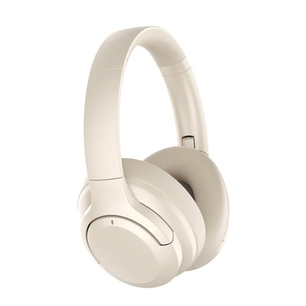 Maks Technology LP-HD002 Ayarlanabilir ANC Aktif Gürültü Önleyicili Kulak Üstü Bluetooth Kulaklık - Krem