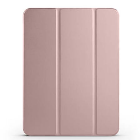Lexroo iPad Pro 11 2025 M5 Smart Cover Kalem Bölmeli Standlı 1-1 Kılıf - Rose Gold
