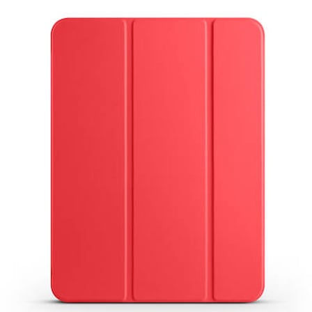 Lexroo iPad Pro 11 2025 M5 Smart Cover Kalem Bölmeli Standlı 1-1 Kılıf - Kırmızı