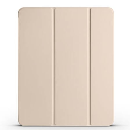 Lexroo iPad Pro 13 2024 Smart Cover Kalem Bölmeli Standlı 1-1 Kılıf - Gold