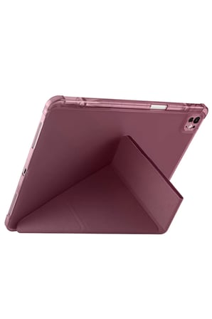iPad Pro 13 2025 M5 Kılıf Kalem Bölmeli Modlu Yatay ve Dikey Standlı Katlanır GRLPRO