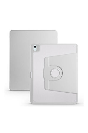 iPad Pro 11 inç 2025 M5 Çipli 360 Derece Dönebilen Standlı Pino iPad Tablet Kılıfı