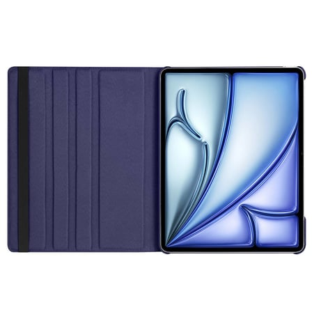 iPad Air 13 2025 M3 ​NRTK Dönebilen Standlı Kılıf - Pembe Koyu