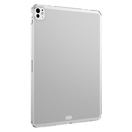 iPad Pro 11 2024 Kılıf ​İNC Tablet Süper Silikon Kapak - Şeffaf