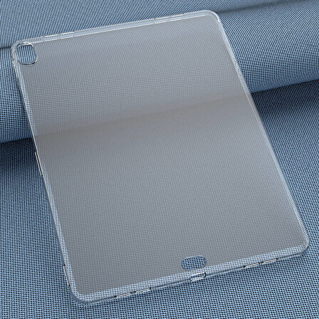 iPad Air 13 2024 Kılıf ​İNC Tablet Süper Silikon Kapak - Şeffaf