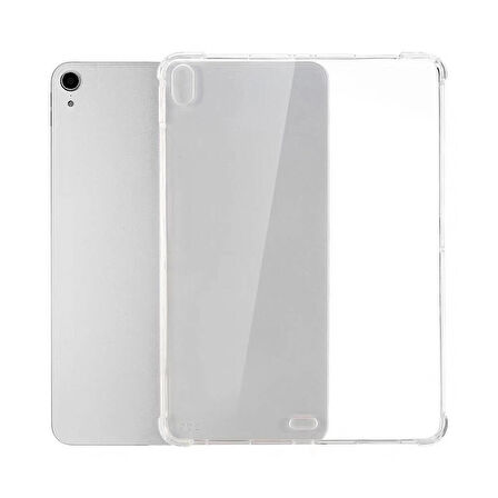iPad Air 11 2024 Kılıf Uyumlu ​İNC Tablet Nitro Anti Shock Silikon Kapak-Şeffaf