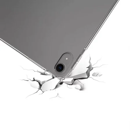 iPad Air 13 2025 M3 Kılıf ​NRTK Tablet Nitro Anti Shock Silikon Kapak - Şeffaf