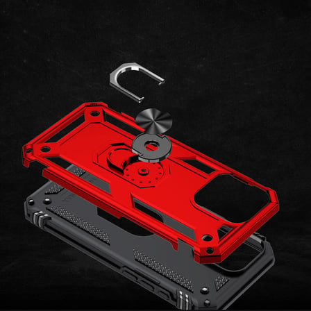 iPhone 16 Pro Max Kılıf Kamera Koruyucu Manyetik Standlı Tank Koruma Novatech