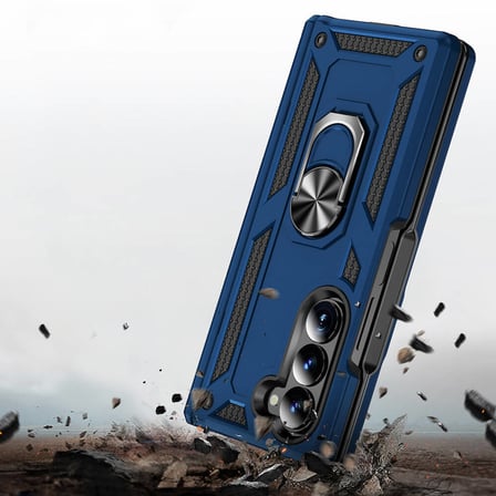 Galaxy Z Fold 6 Kılıf Kamera Koruyucu Manyetik Standlı Tank Koruma Novatech