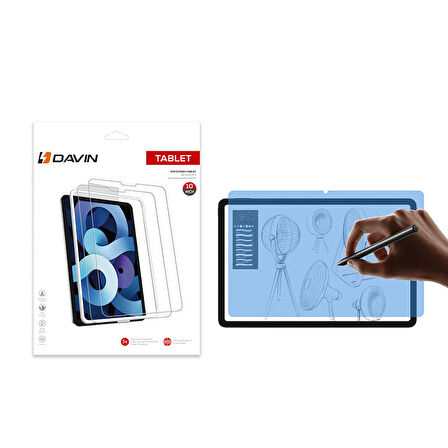 Xiaomi Redmi Pad Pro Kağıt Hisli Mat Uyumlu Davin Paper Like Tablet Ekran Koruyucu-Şeffaf