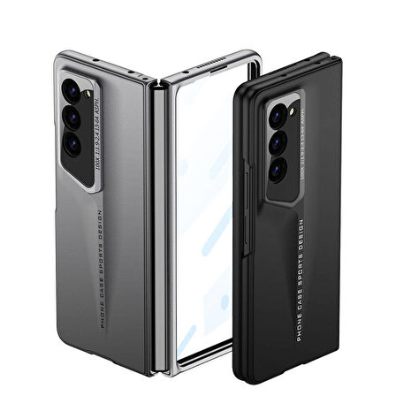 Galaxy Z Fold 6 Kılıf Ultra İnce Kamera Korumalı Sert Rubber Zore Procase Kapak-Yeşil