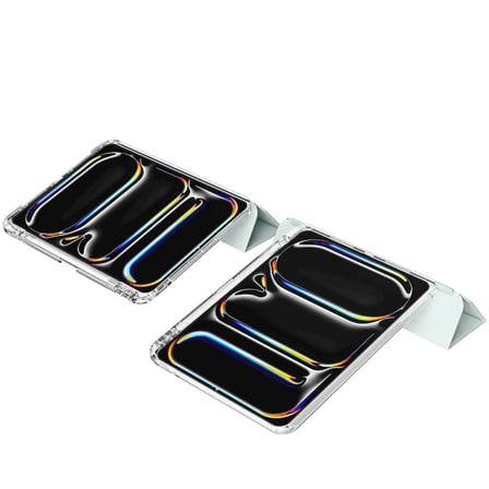 ​​iPad Pro 13 2024 Kılıf Magnetik Ayrılabilen Airbagli ​NRTK Sliding Tablet Kılıfı - Lacivert
