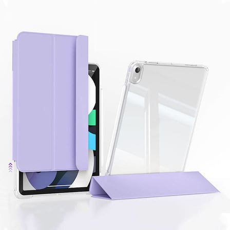 iPad Air 11 2024 Kılıf Magnetik Ayrılabilen Airbagli ​NRTK Sliding Tablet Kılıfı - Lacivert