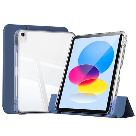 iPad 11.Nesil 2025 Kılıf Magnetik Ayrılabilen Airbagli ​NRTK Sliding Tablet Kılıfı - Pembe