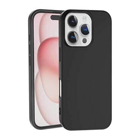 Apple iPhone 16 Pro Kılıf Zore LSR Lansman Kapak-Siyah