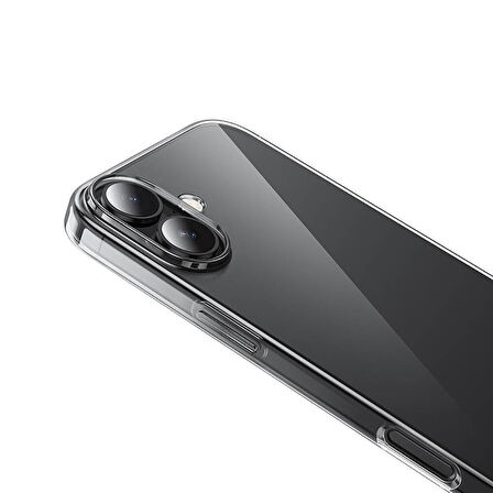 Apple iPhone 16 Plus Kılıf Zore Süper Silikon Kapak-Şeffaf