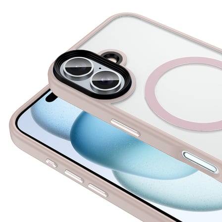 iPhone 16 Plus Kılıf MagSafe Destekli Kamera Yükseltili Mat Parmak İzi Tutmayan Silikon Novatech