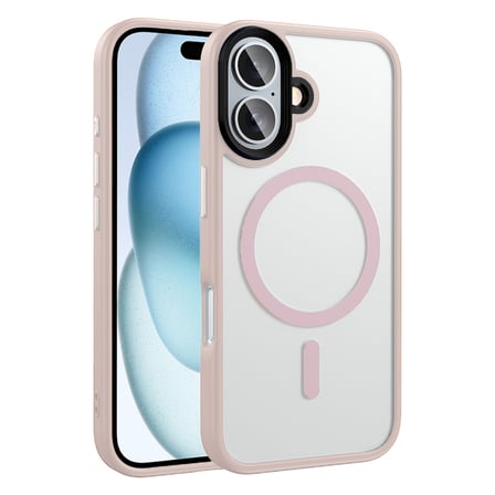 iPhone 16 Plus Kılıf MagSafe Destekli Kamera Yükseltili Mat Parmak İzi Tutmayan Silikon Novatech