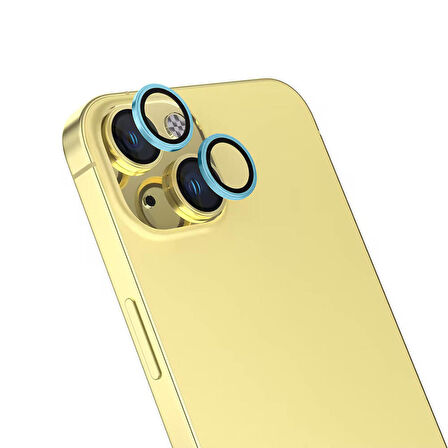 Apple iPhone 16 Zore CL-15 Parmak İzi Bırakmayan Anti-Reflective Kamera Lens Koruyucu-Yeşil