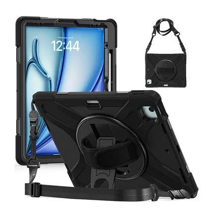 iPad Air 13 2025 M3 ​NRTK Defender Tablet Silikon - Siyah