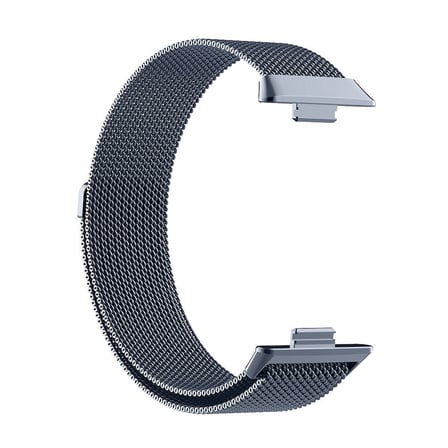 Huawei Watch Fit 3 Zore KRD-01 Metal Kordon-Gri