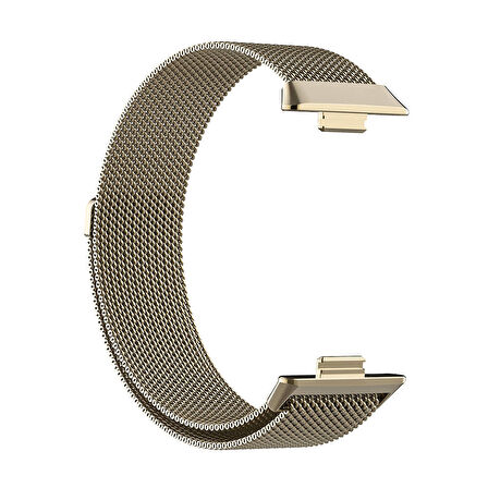 Huawei Watch Fit 3 Zore KRD-01 Metal Kordon-Starlight