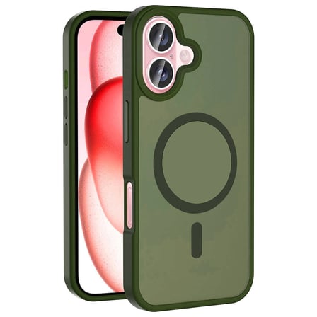 Apple iPhone 16 Kılıf M-safe Şarj Özellikli Mat Arka Yüzey Zore Sio Kapak