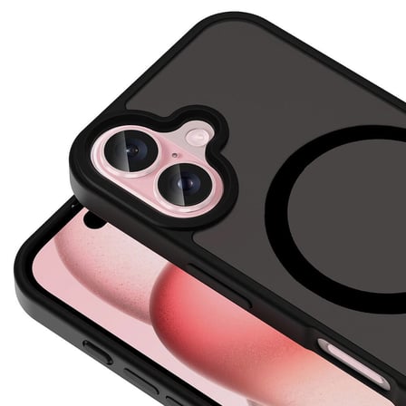 iPhone 16 Plus Kılıf MagSafe Destekli Kamera Yükseltili Silikon Mat Parmak İzi Tutmayan Novatech