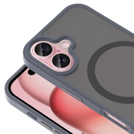 iPhone 16 Plus Kılıf MagSafe Destekli Kamera Yükseltili Silikon Mat Parmak İzi Tutmayan Novatech